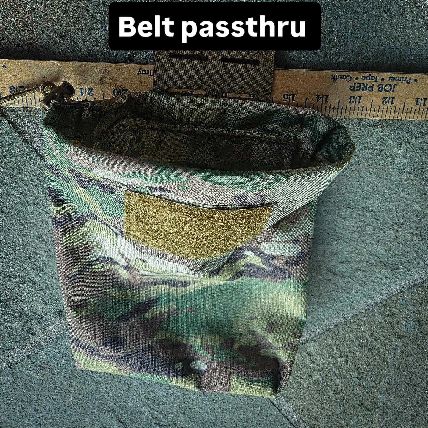 Stowable Dump Pouch